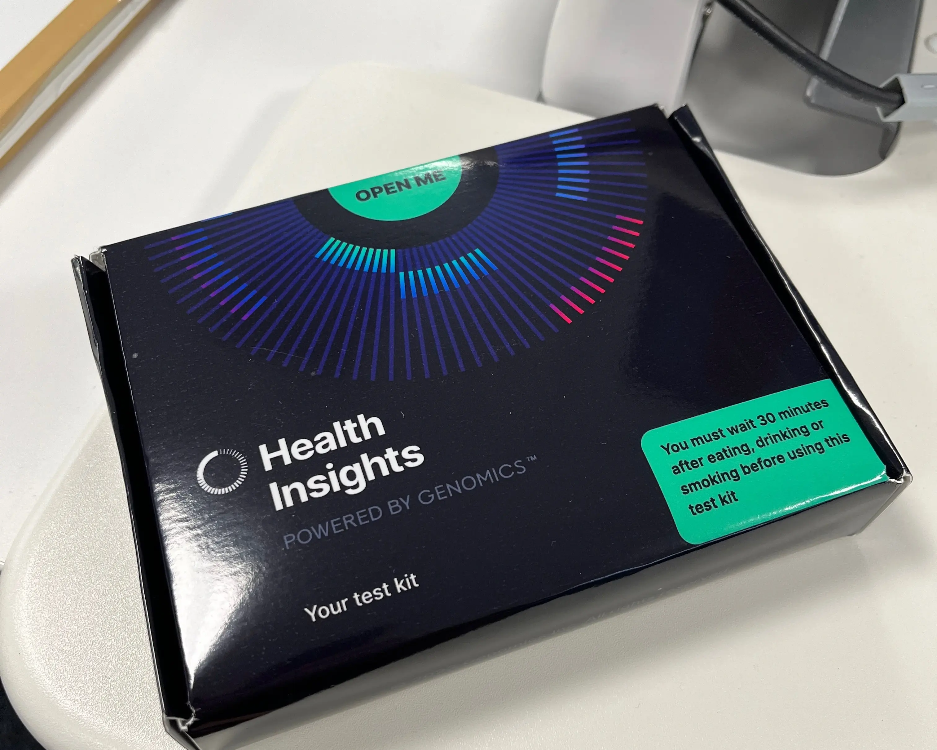 First printed kit design with QR code