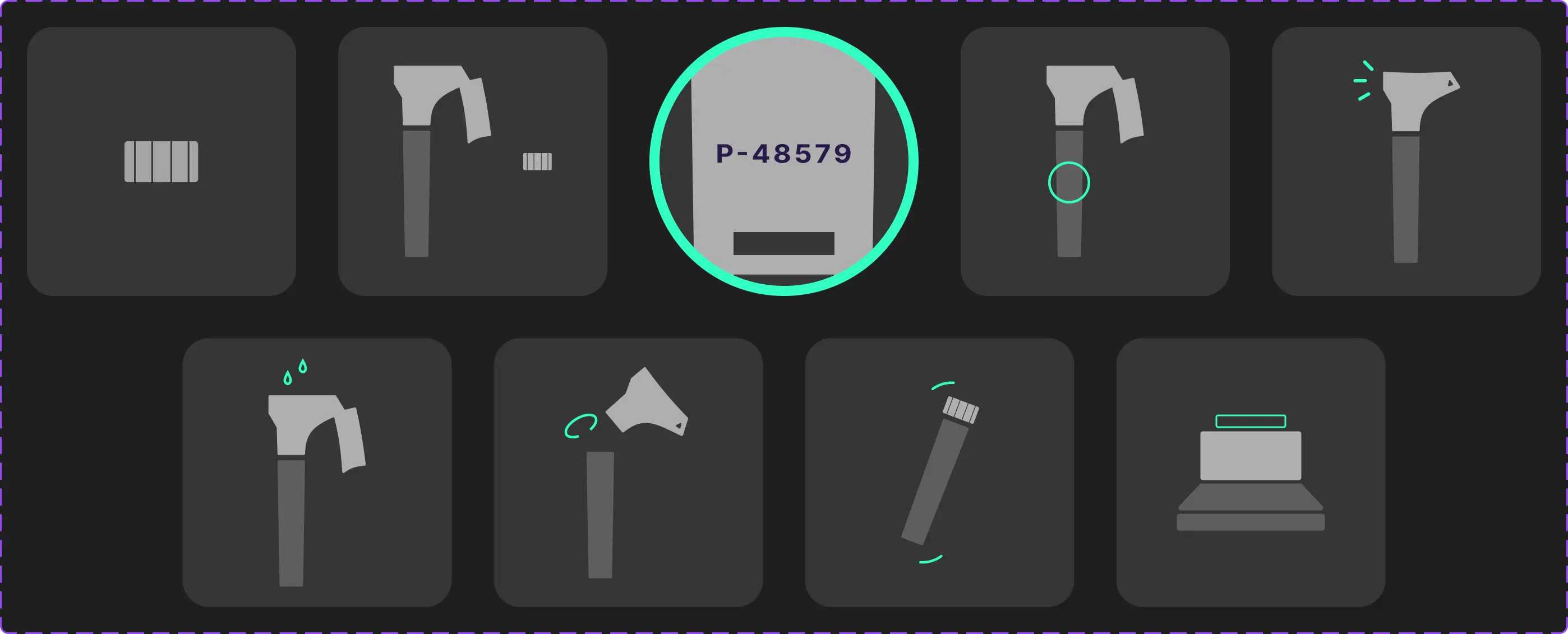 Exploring recognising the test device on the kit print.